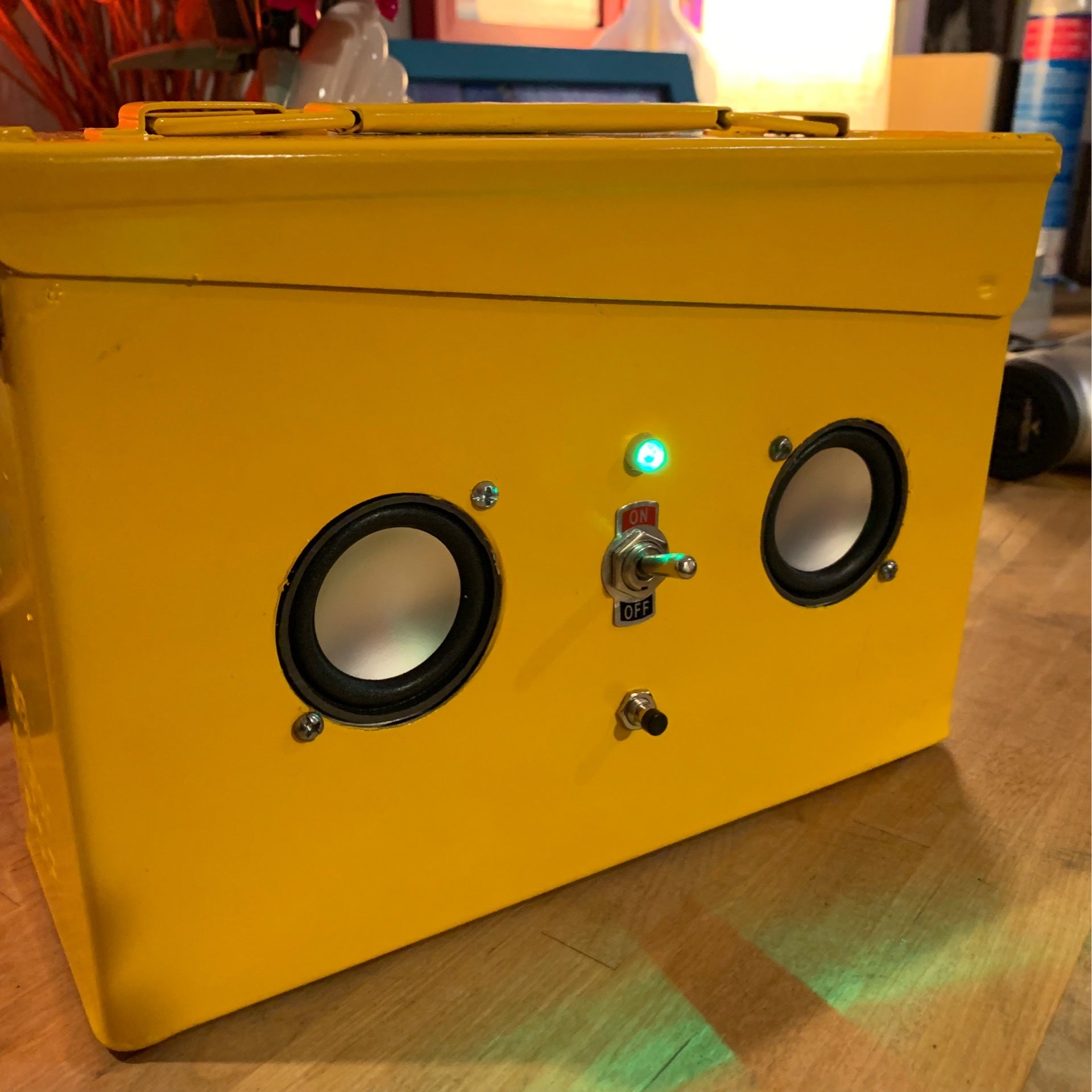 Good Eater- Yellow Bluetooth Speaker 